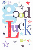 Brimming with cheerful optimism, this good luck card captures the unique spirit of High Wycombe in every swirl of colour and playful font. Bold pastel blue letters intertwine with flashes of spirited red, lush moss green, and royal purple, each character radiating friendly encouragement, reminiscent of a florist's creative touch in a High Wycombe shop. Scattered stars-navy, lavender, lemon-lime-dot the bright white canvas, their whimsical presence evoking the dreams and possibilities that fill the town's wide streets and verdant parks. The design balances lively typographic energy with the elegance of carefully crafted white space, each element in harmony like the flowers chosen for a bespoke arrangement destined for Valley Road or the riverside. The card's surface is sleek yet welcoming to the touch, echoing the tactile delight of clutching a fresh bouquet after market day in Frogmoor. Perfect for sending wishes of success, luck, and support to a loved one starting a new chapter, this card channels the heartfelt belief and optimism that have always defined the High Wycombe community.